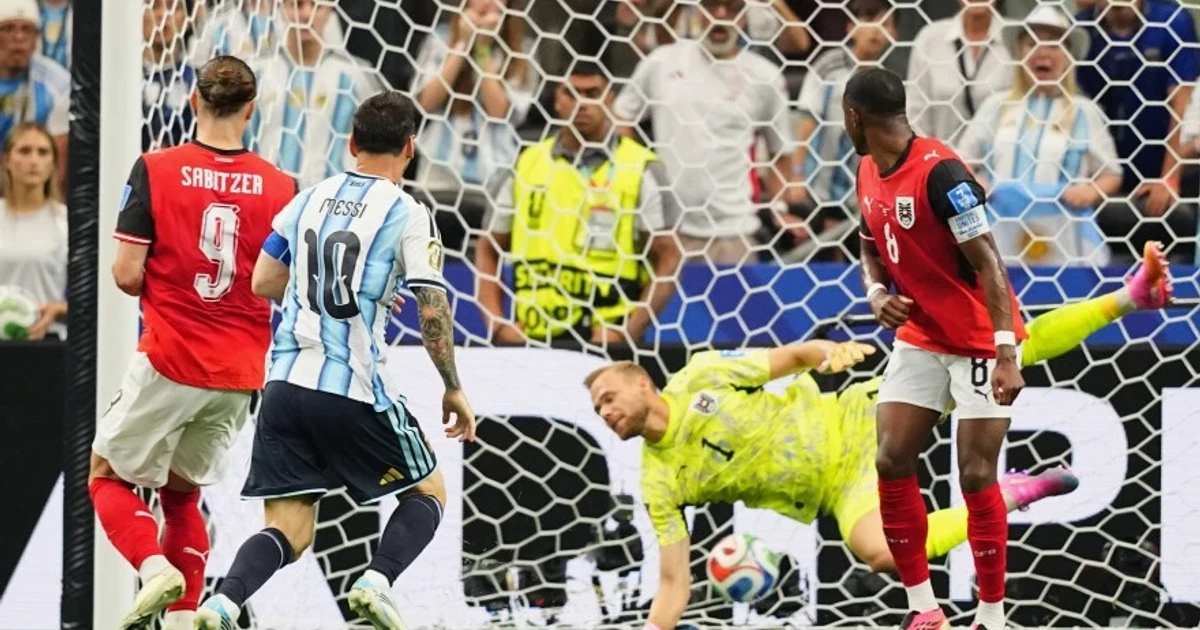Messi breaks World Cup scoring record as Argentina beats Austria