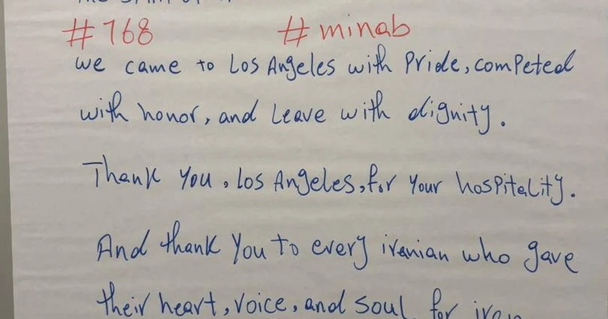 Iran thanks Los Angeles after Belgium draw, urges peace and dignity