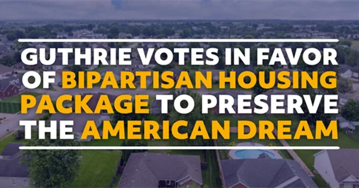 Congress sends sweeping housing bill to Trump after bipartisan vote