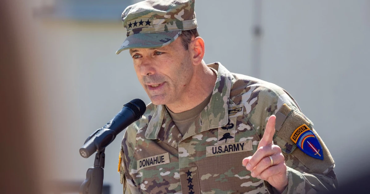 Army Europe and Africa commander Chris Donahue submits retirement papers