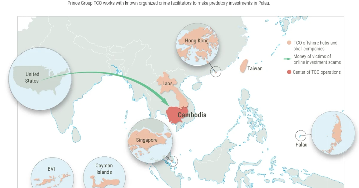 U.S. sanctions Cambodia's Prince Group over cyber scam network