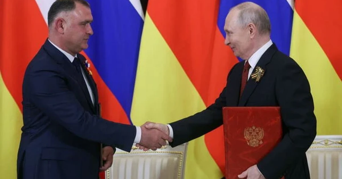 South Ossetia leader resigns to become Putin adviser