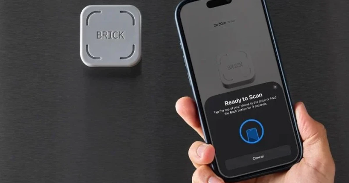 $59 Brick device helps users curb screen time with a tap