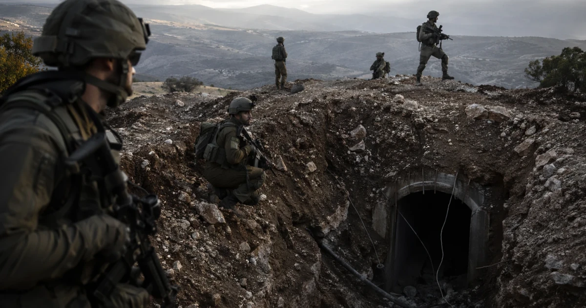 Israeli troops surround Hezbollah tunnel network in southern Lebanon