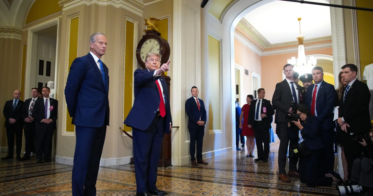 Trump stuns Senate Republicans by canceling housing bill signing over voting measure