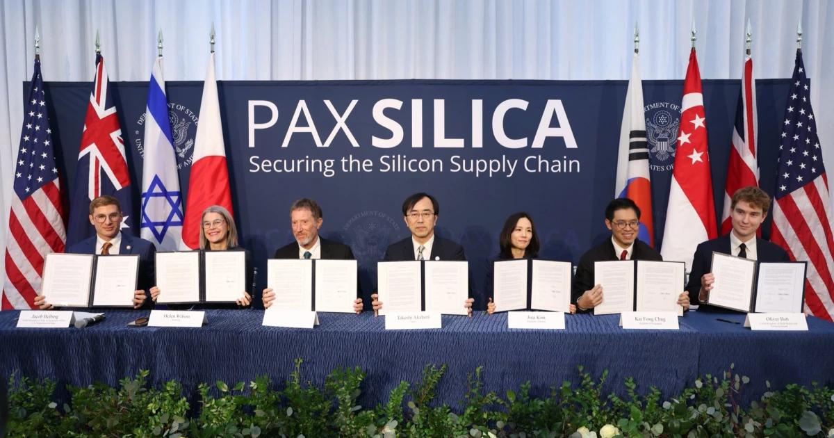 U.S. launches Pax Silica to curb reliance on Chinese AI supply chains