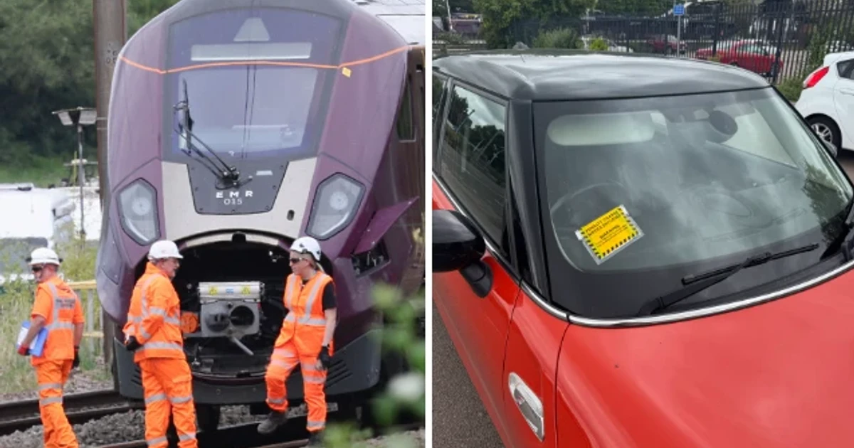 Stranded passengers return to fines at Bedford station car park