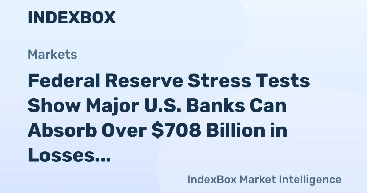 Fed stress test to give snapshot of largest U.S. banks' health