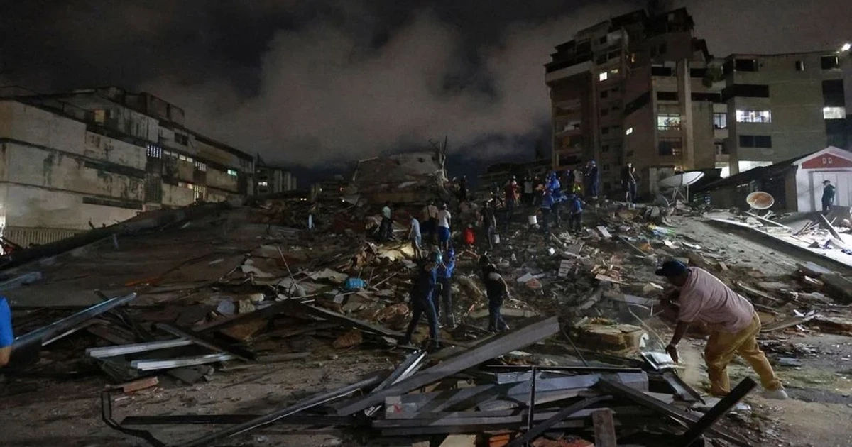 Deadly double earthquakes in Venezuela leave hundreds trapped, feared dead