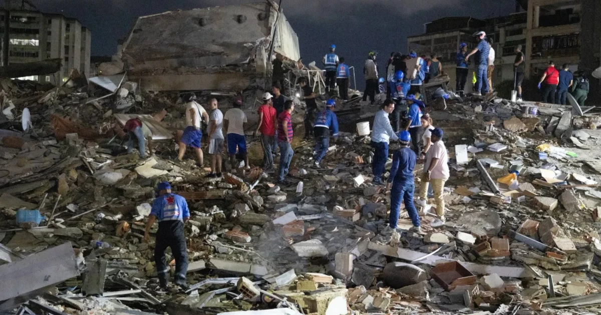 Powerful earthquakes strike Venezuela, killing at least 188 and trapping many