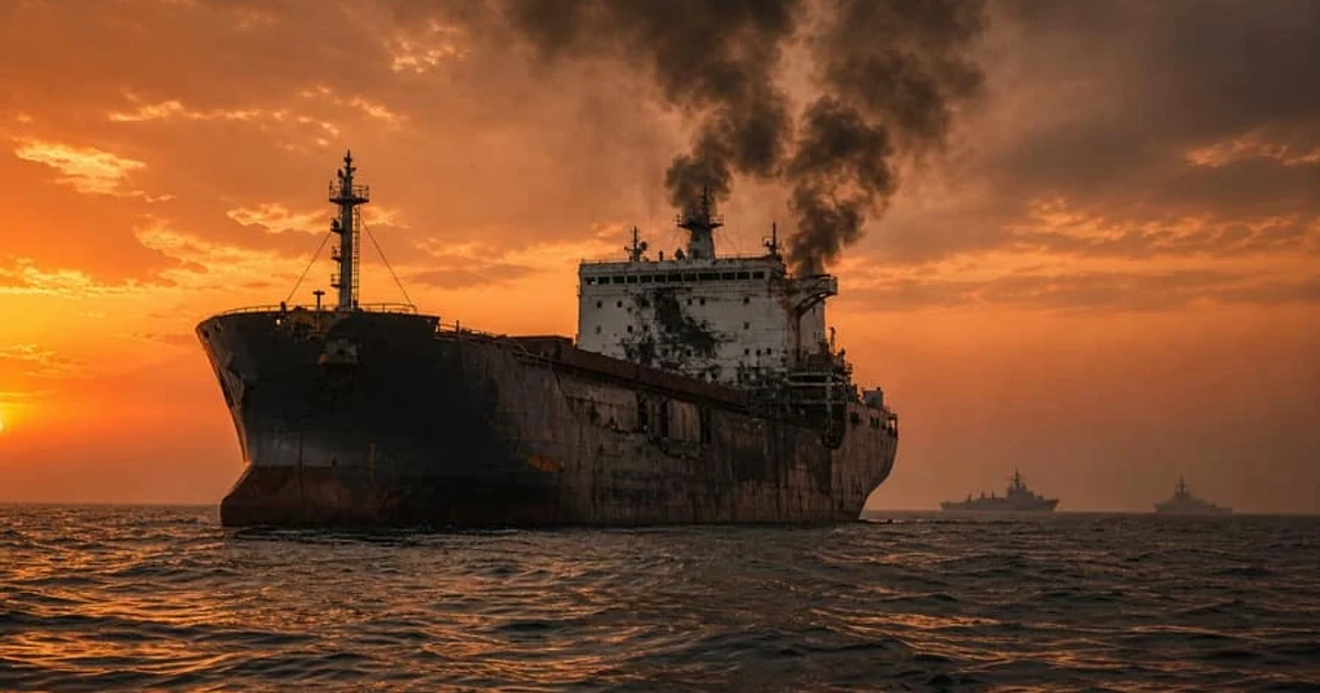 Iran strikes ship in Strait of Hormuz, halting evacuation efforts
