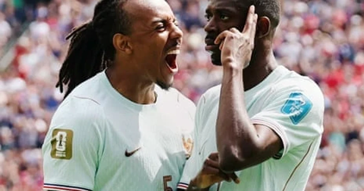 Dembélé hat trick sends France top of Group I with 4-1 win