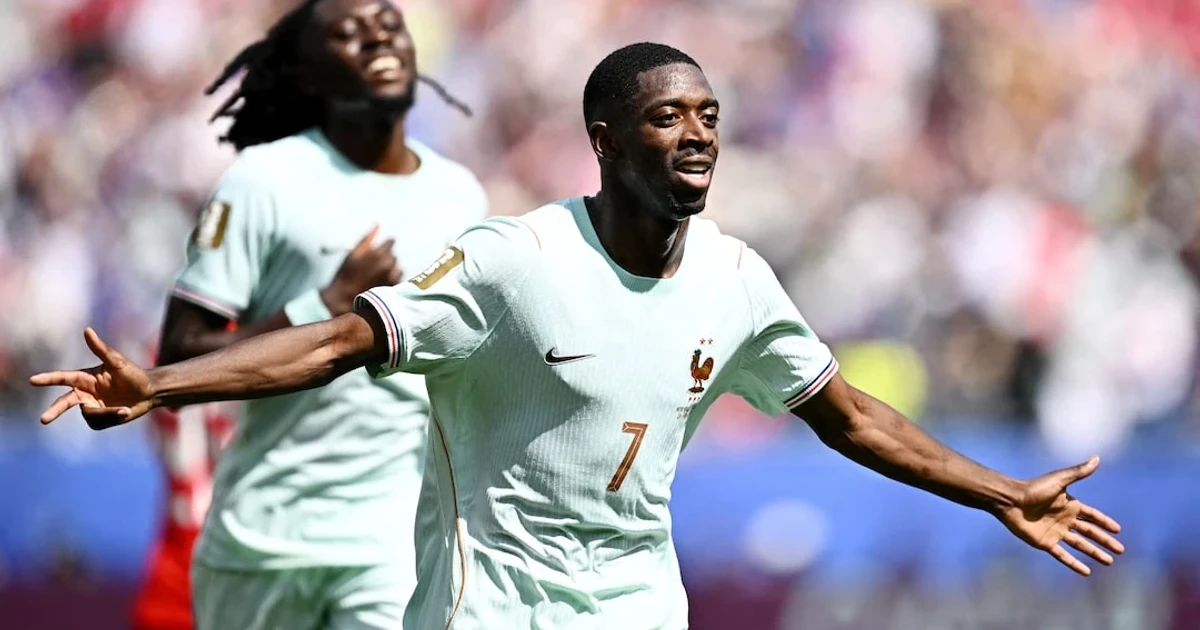 France tops group as Dembélé hat-trick sinks Norway, 4-1