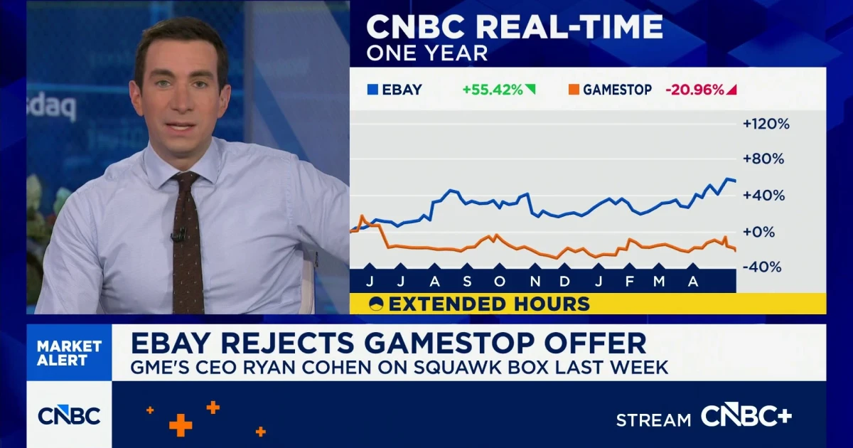 GameStop presses ahead with $56 billion takeover bid for eBay