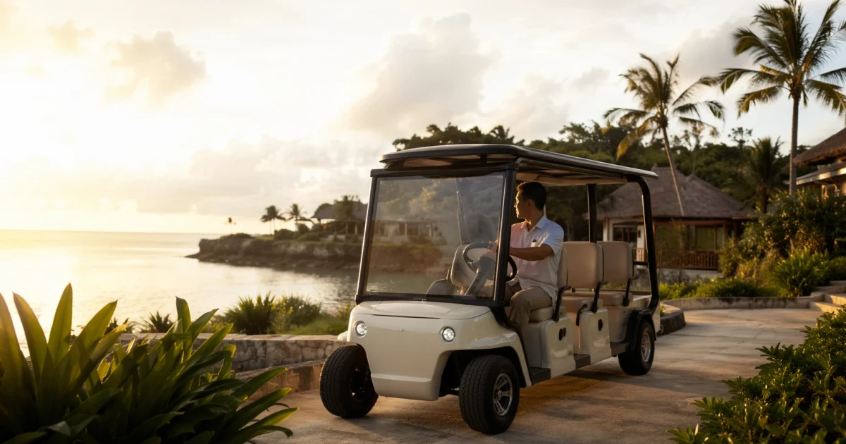 Amble debuts $25,000 luxury electric buggy for resorts