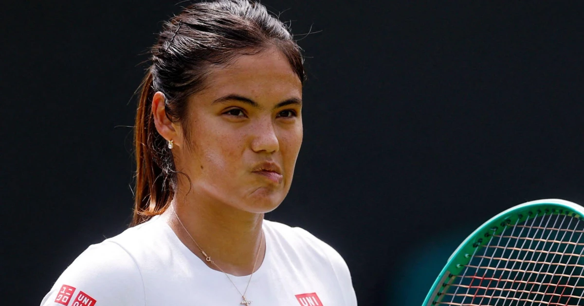Raducanu Wimbledon hopes in doubt after cutting short practice