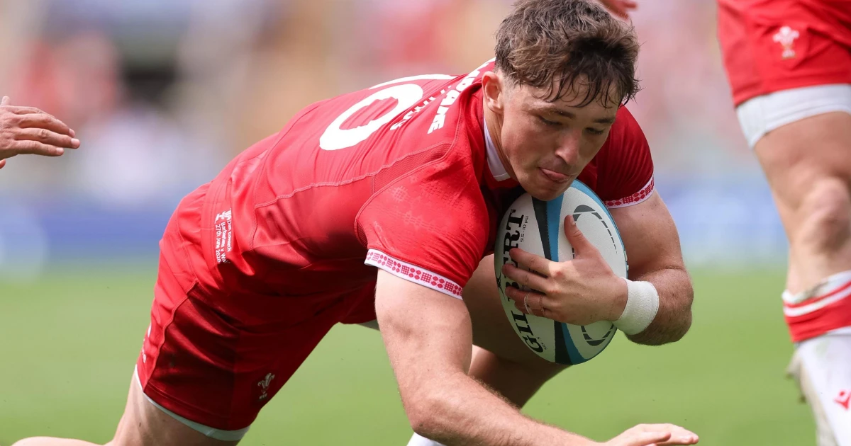 George North scores two tries in farewell as Wales edge Barbarians