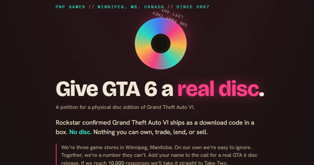 Grand Theft Auto VI goes digital-only, physical edition sparks backlash