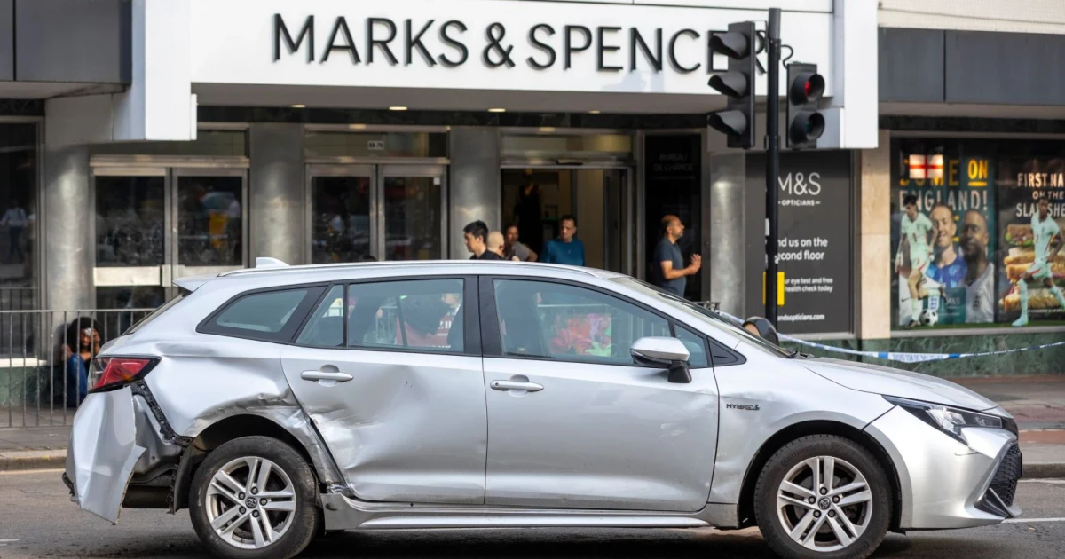 Police investigate Ealing Broadway car ramming, five injured, man arrested