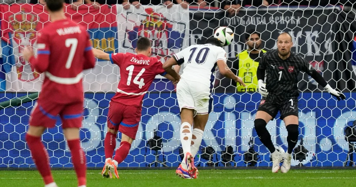 Bellingham header gives England opening win over Serbia in Euro 2024