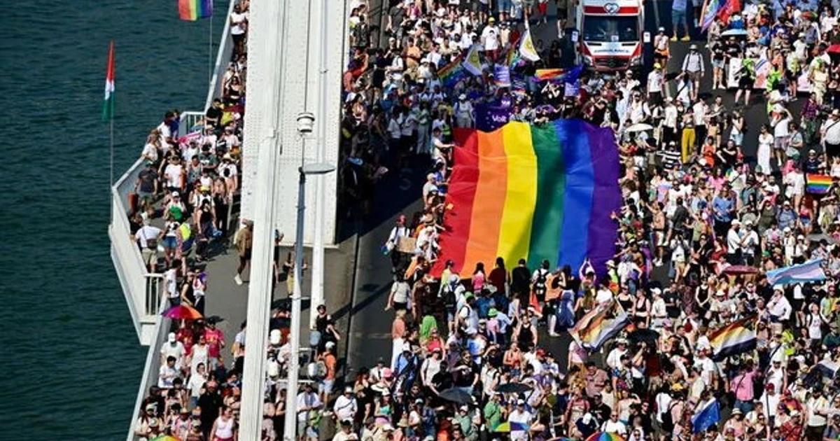 Thousands march in Budapest Pride after Orbán election defeat