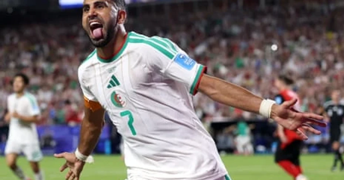 Mahrez double, late Austria equalizer sends Algeria through in World Cup thriller