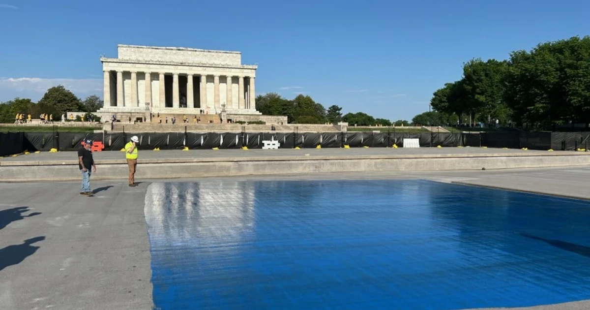 Trump administration rushes $14.2 million makeover of Lincoln Memorial pool