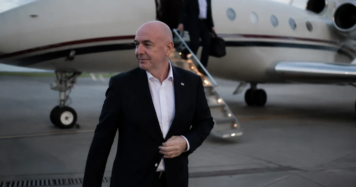 Infantino's World Cup travel draws fire over private jet use
