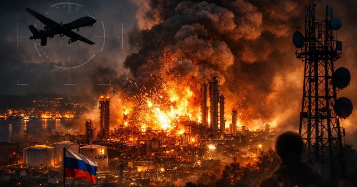 Ukraine intensifies drone strikes on Russian oil refineries, fuel shortages grow