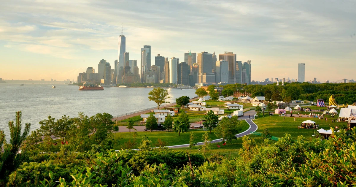 Governors Island blends harbor history, parks and climate future