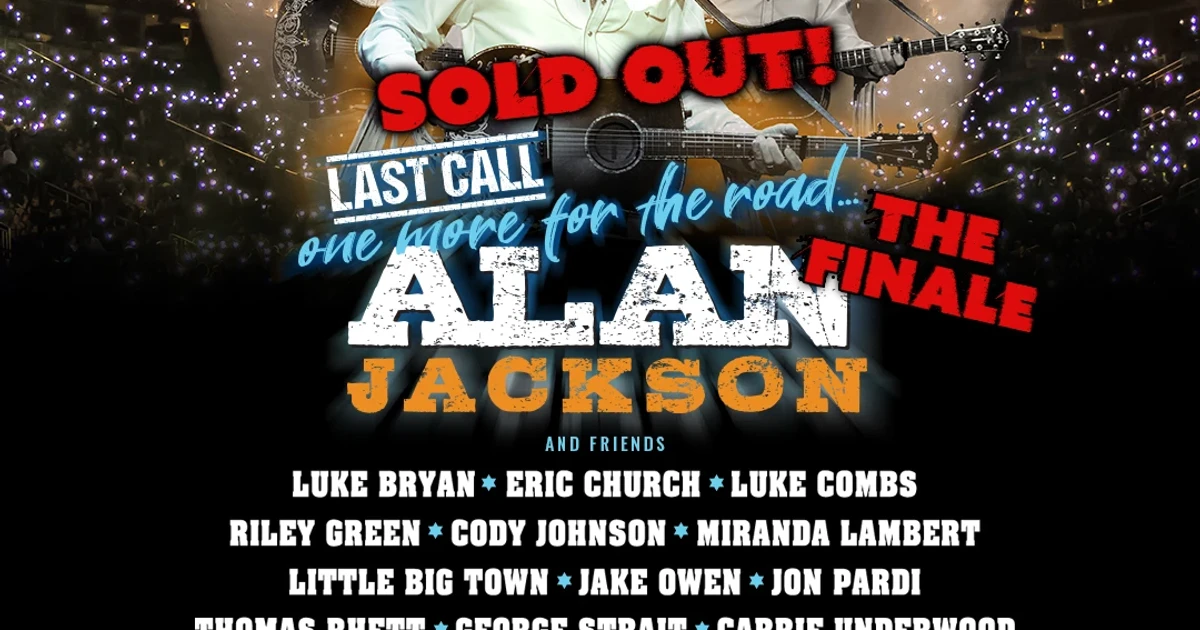 Alan Jackson ends farewell tour with sold-out Nashville finale