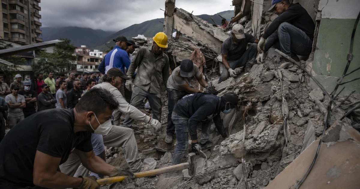 Venezuela quake death toll rises as volunteers search rubble in Caracas