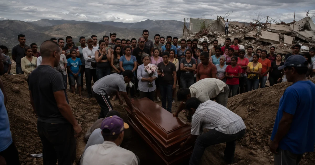 Venezuelans bury quake victims after disaster kills more than 1,400