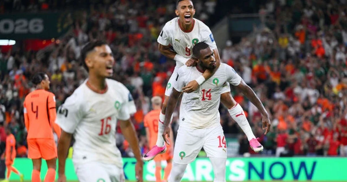 Diop’s 91st-minute header sends Morocco past Netherlands on penalties