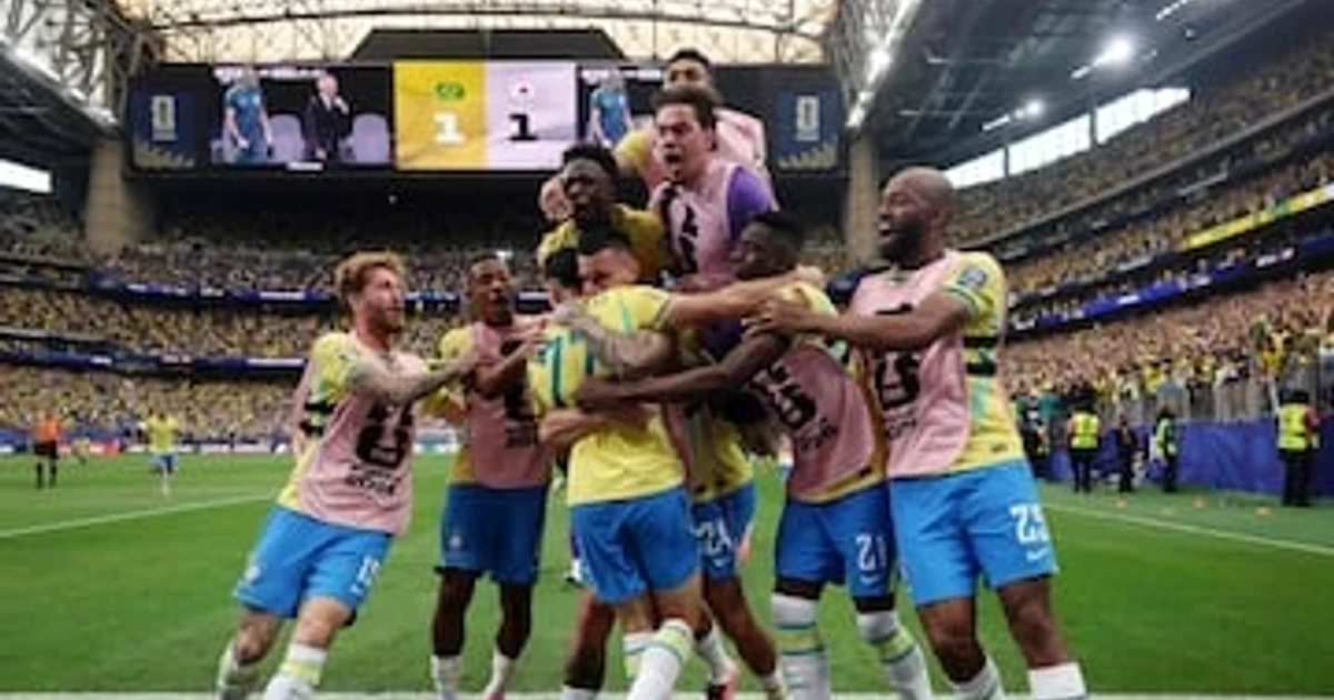 Brazil rallies past Japan, Paraguay shocks Germany in World Cup upset