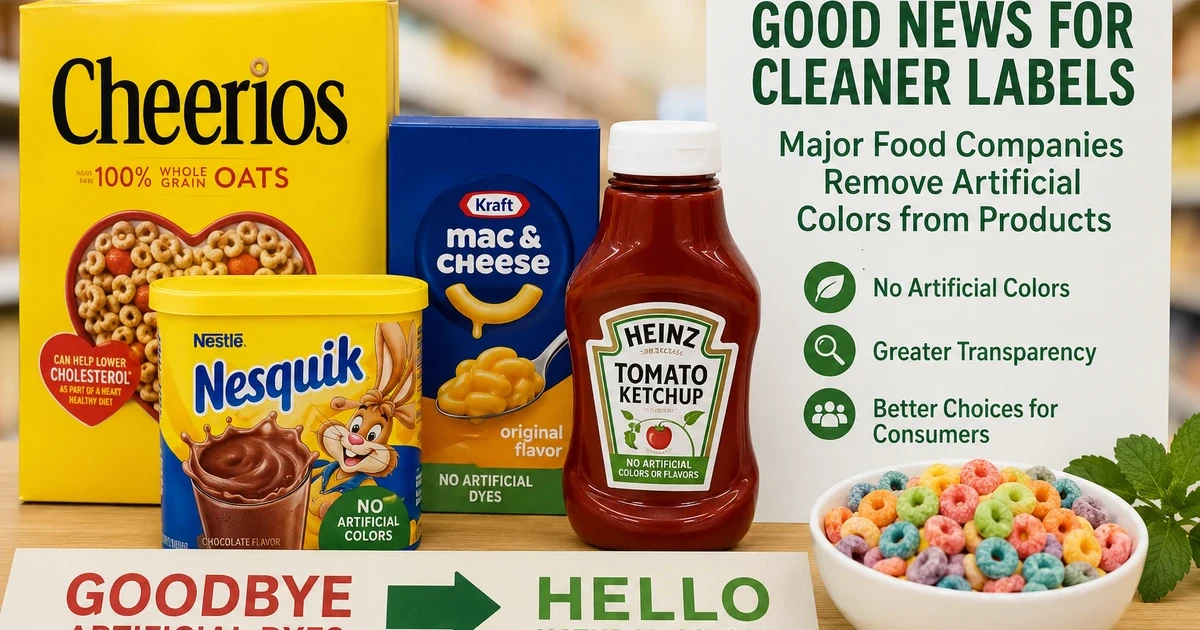 Nestlé plans to remove artificial food colourings worldwide by 2026