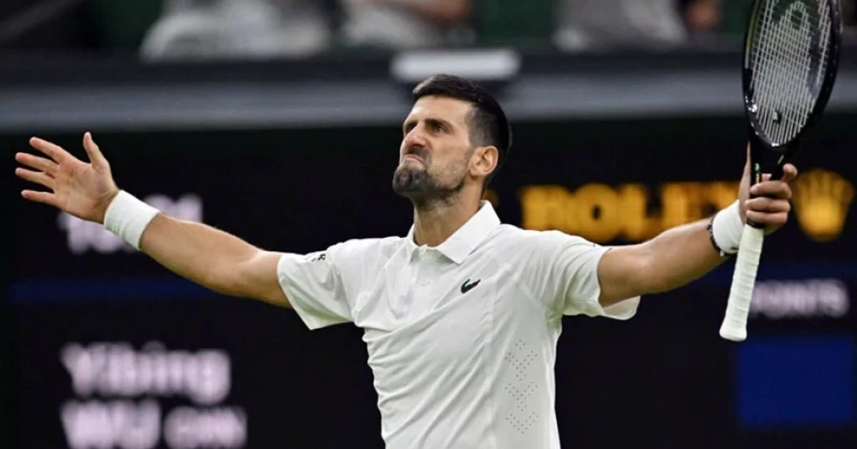 Djokovic survives four-set test to open Wimbledon title bid