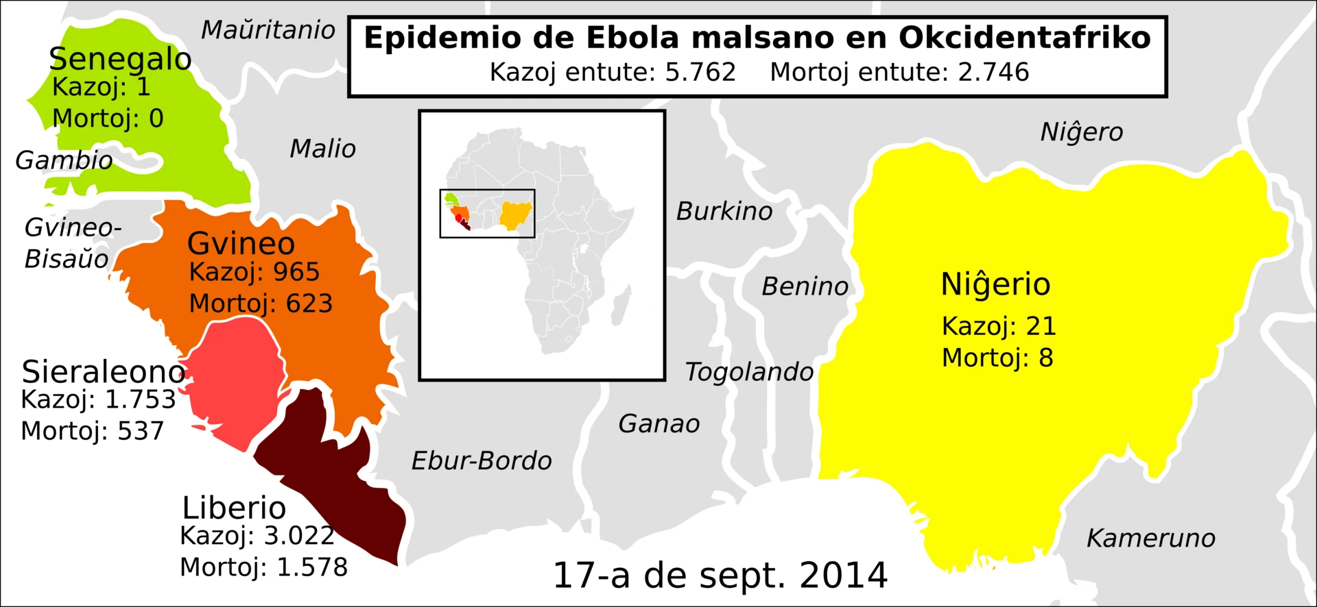 Ebola outbreak — Wikimedia Commons