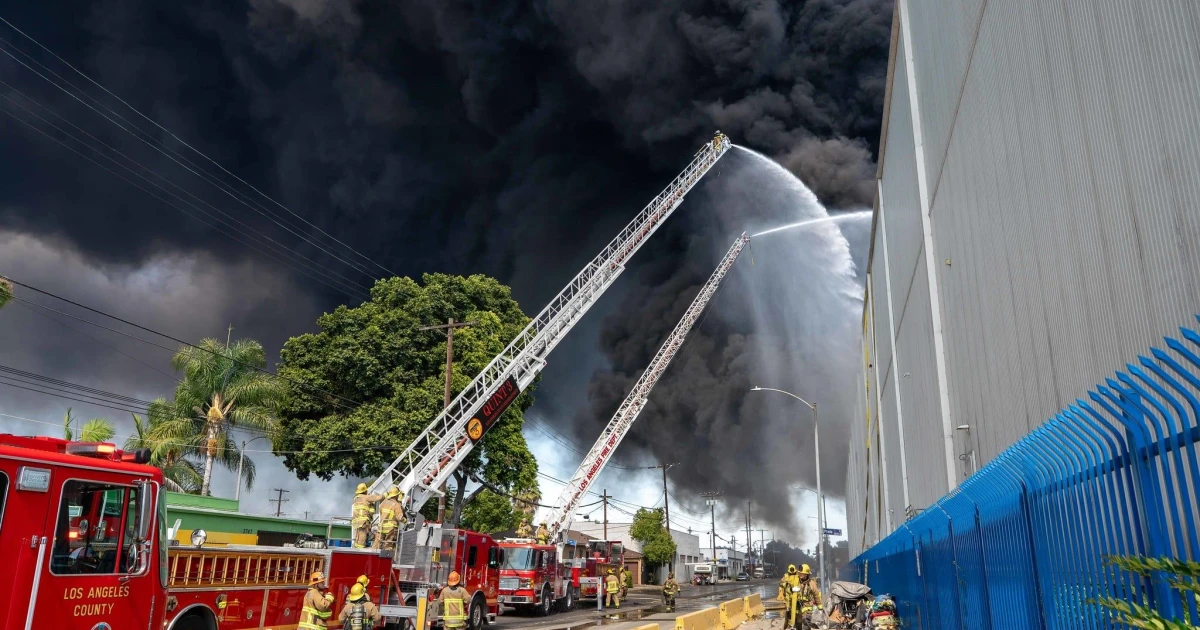 Boyle Heights families face towing bills after massive warehouse fire