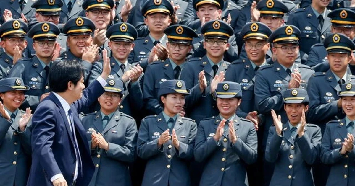 Lai warns Taiwan cadets against China spying and infiltration