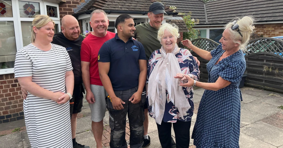 Neighbours use doorbell intercom to rescue woman from house fire