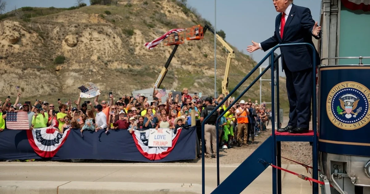 Trump tours Theodore Roosevelt library ahead of July 4 opening