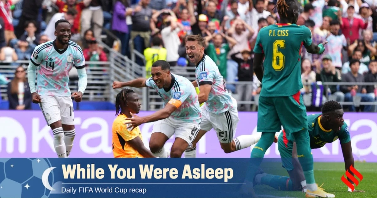 Belgium stuns Senegal with late comeback to reach World Cup last 16