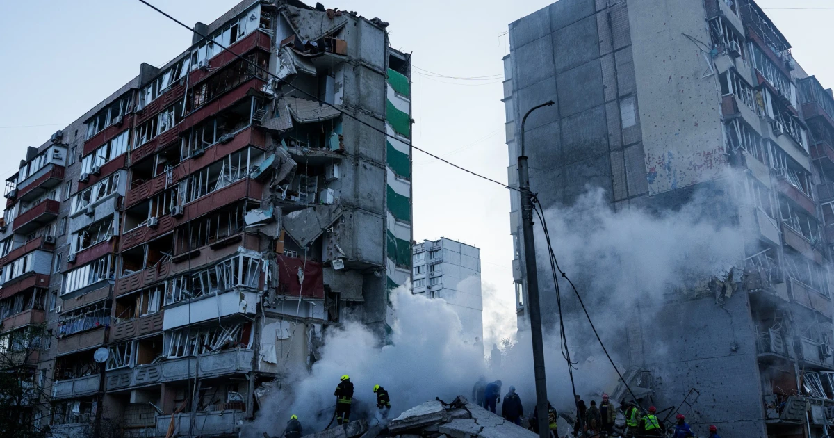 Russia strikes Kyiv with missiles and drones, wounding civilians