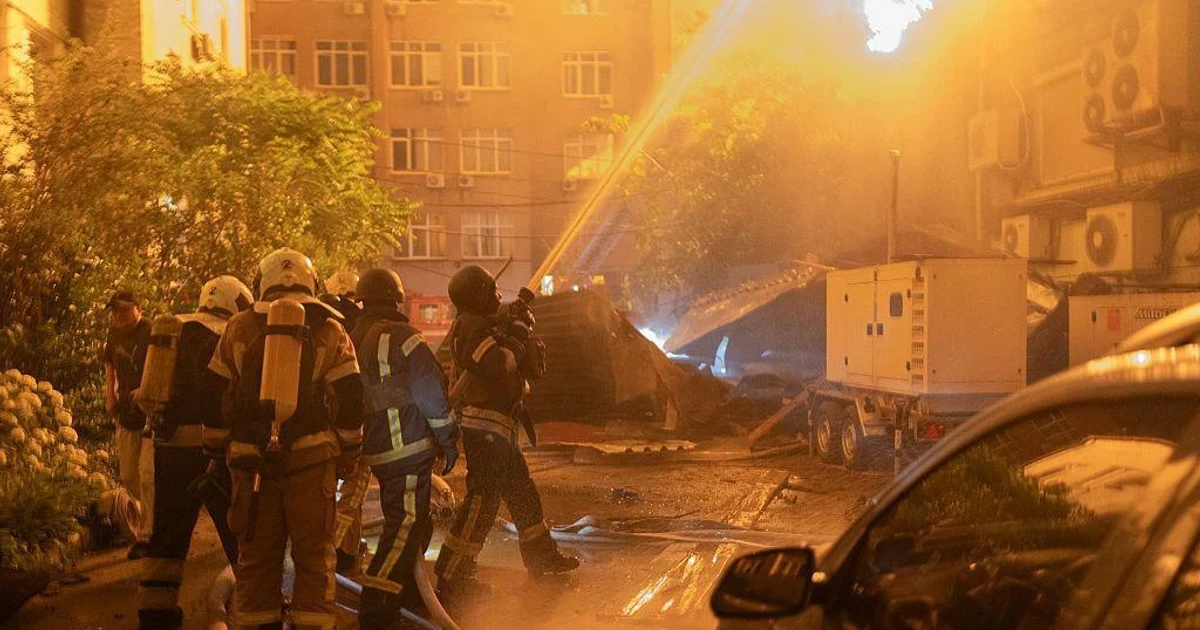 Russia’s biggest strike on Kyiv in weeks kills at least eight