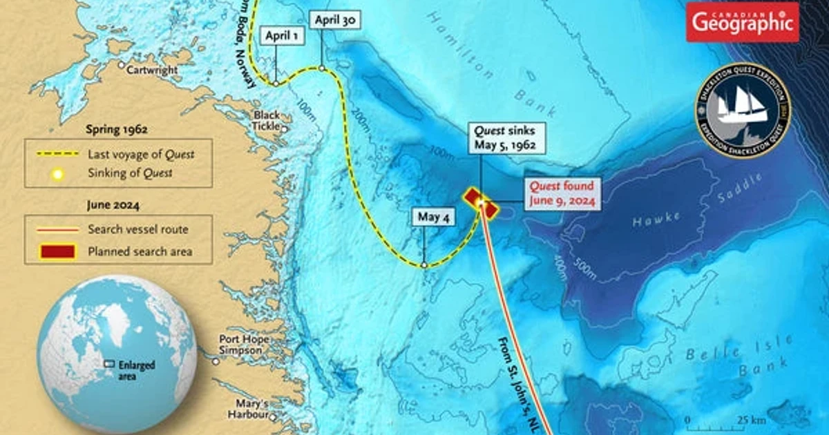 Scientists to survey Shackleton and Scott shipwrecks in North Atlantic