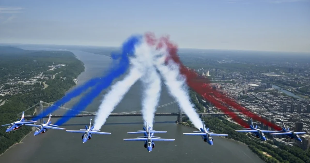 France honors U.S. 250th anniversary with Statue of Liberty flyover