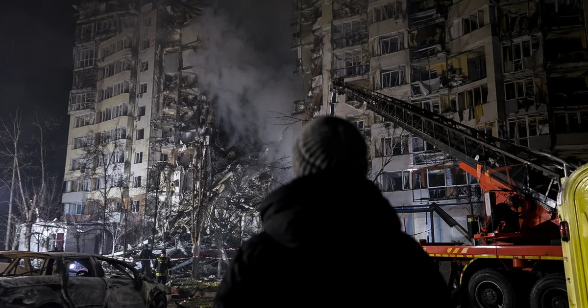 Russia unleashes massive drone and missile strike on Kyiv