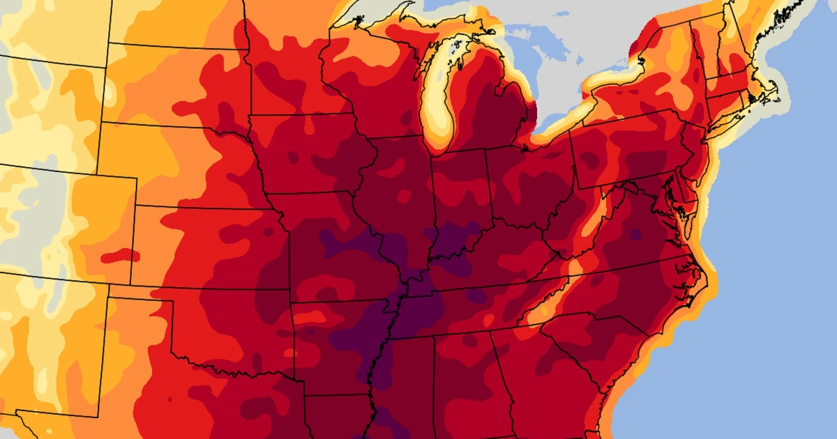 Dangerous heat grips East as warm nights offer little relief