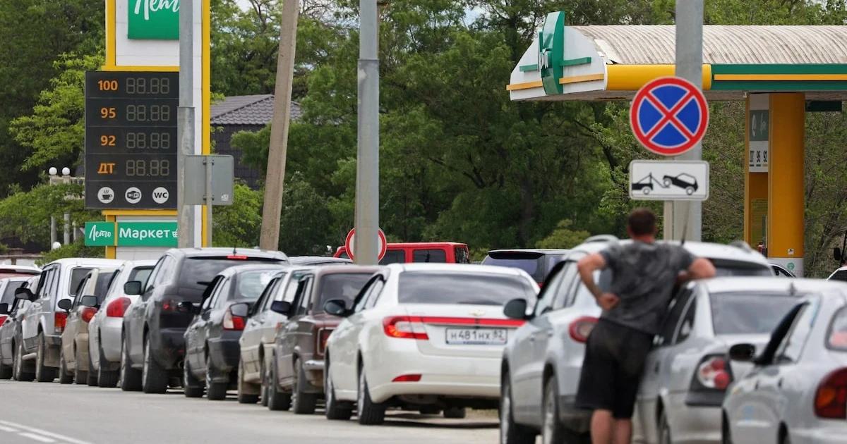 Russia’s summer fuel crisis spreads as drone strikes hit refineries